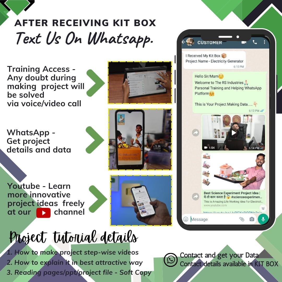 Project Kit Box/DIY kit for 6 to 15 years/Components Kit Box/School Science Project Kit/Kit Box