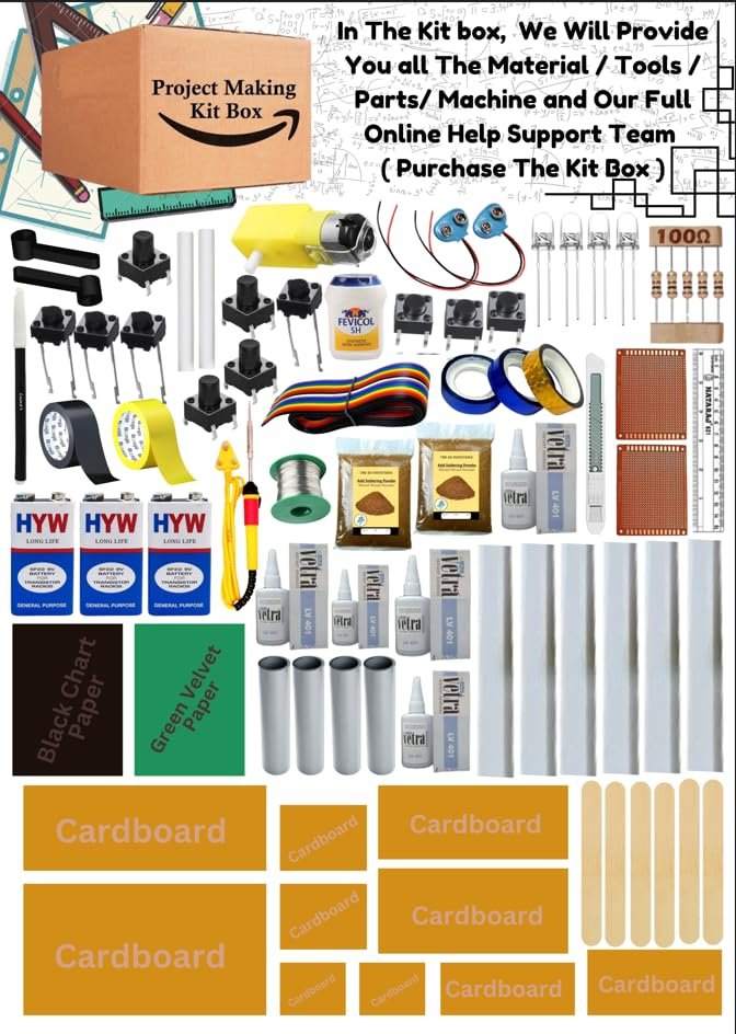 Math Project Kit - Educational Science Kit for Students & STEM Enthusiasts, Age 8-12, Physics Theme, Mathematical Modeling & Communication Thinking, Force, Pressure, Switch Activation