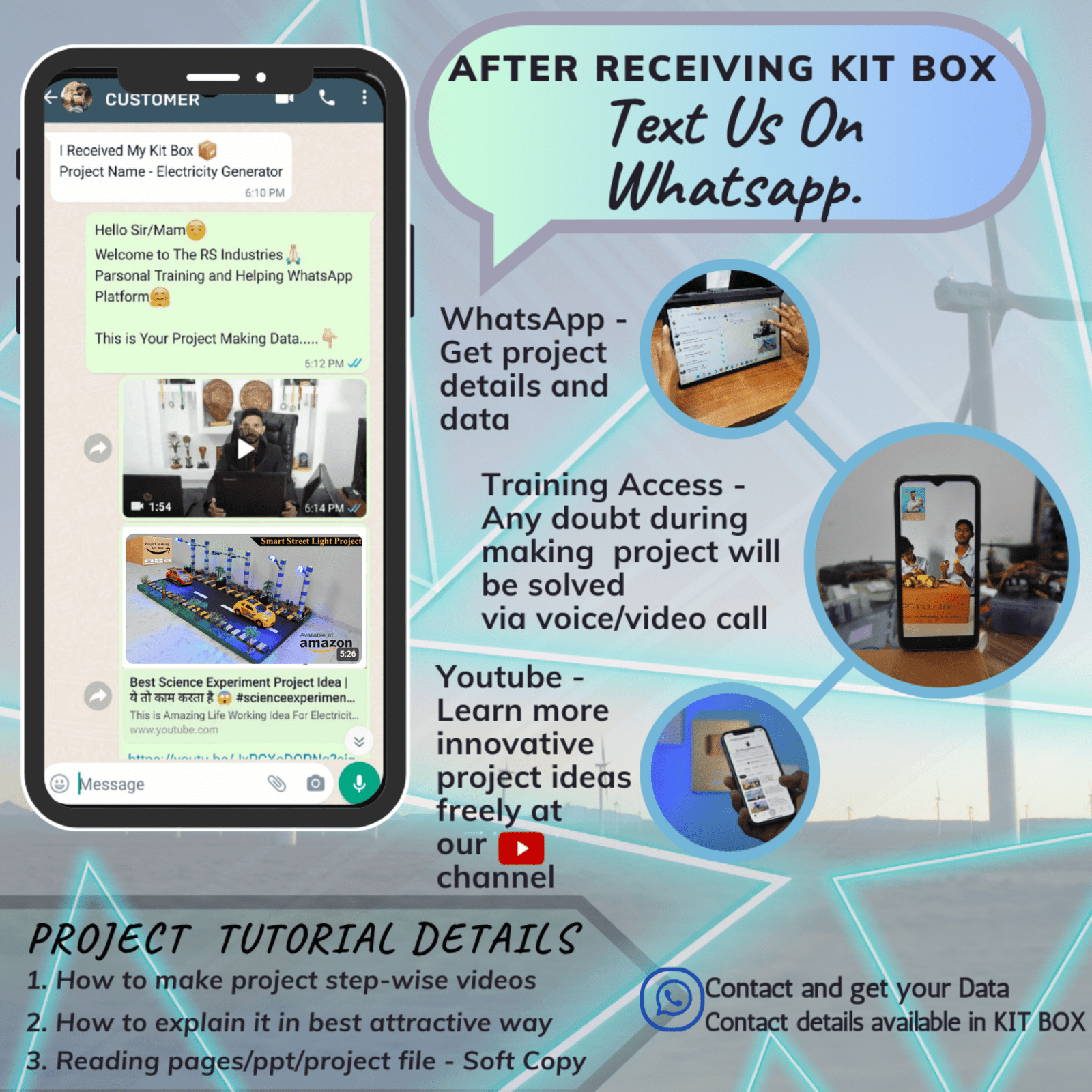 Automatic Street Light Project Kit Box/Street Light School Project/IR Sensor Street Light/Smart Street Light Project Kit Box