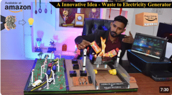 Generate Electricity By Waste Materials/Inspire Award Project Kit Box/Generate Electricity By Plastic/Electricity From Garbage Project