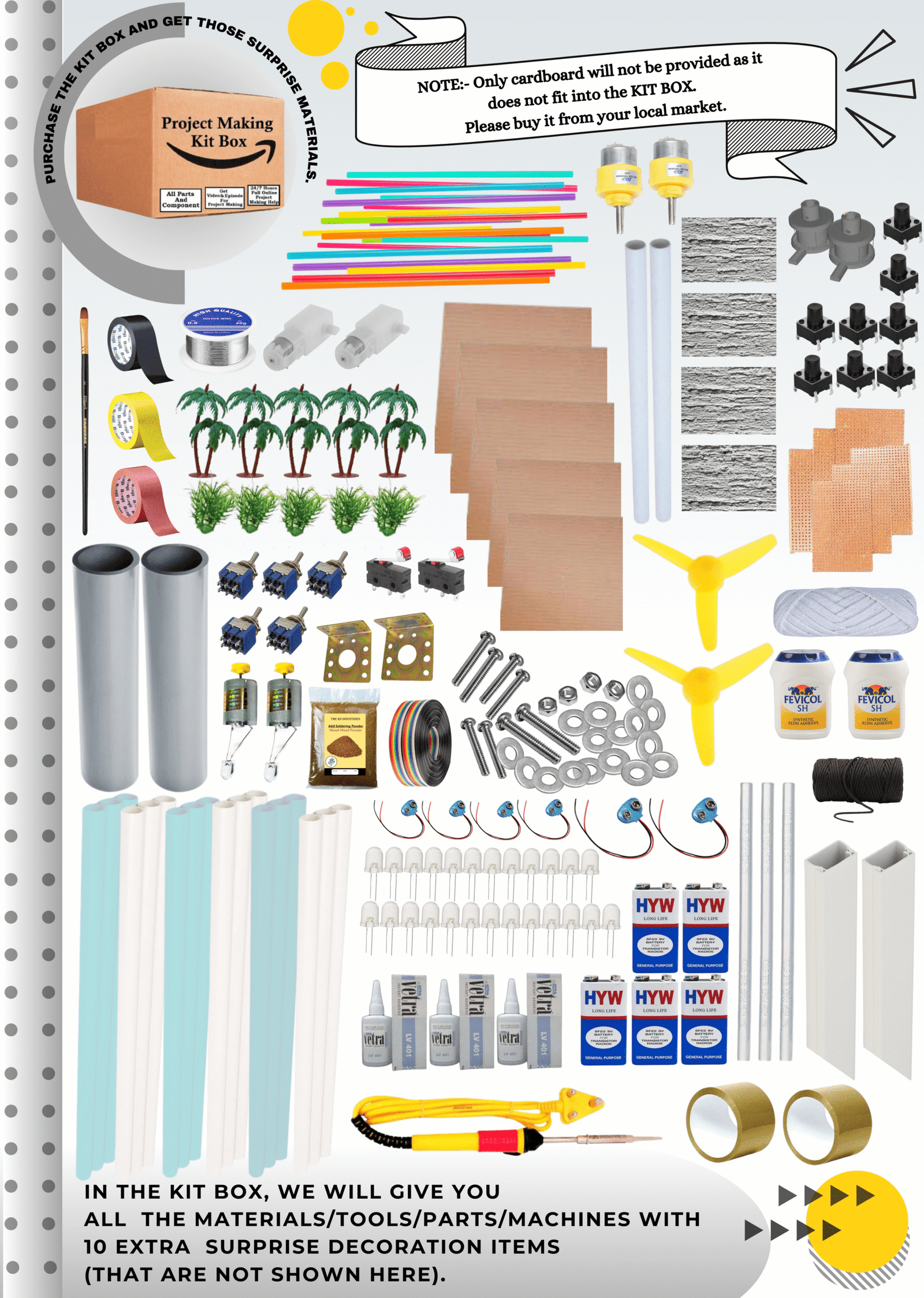 Gravity Battery Project Kit/Electrical Project Kit/Electonic Project Kit/Science Project Kit/Wind Power Project Kit/Windmill Project Kit/Free Energy Project Kit Visit the The RS Industries Store