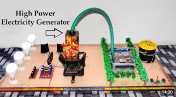 Generate Electricity By Waste Materials/Inspire Award Project