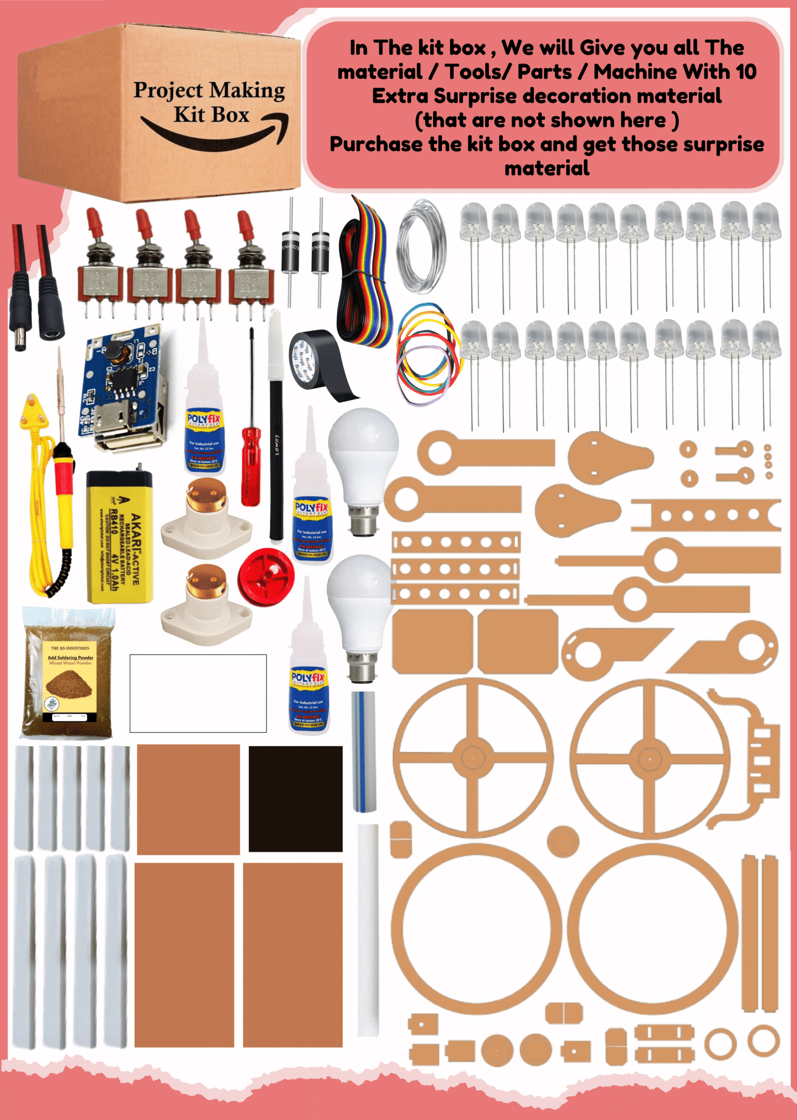 Science Project for Electrical Engineering/Health Care and Prevention Science Project kit/Inspire Award Project/Mechanical Project for Engineering Students