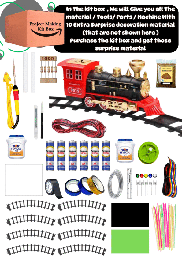Train Accident By Fault Track/ train accident prevention project kit