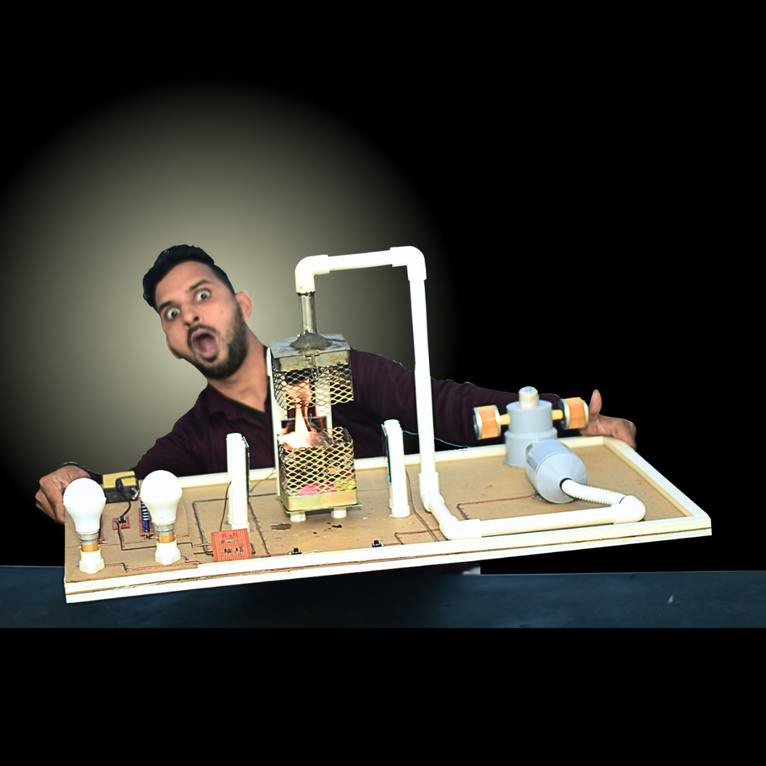 Generate Electricity by Waste Materials/Inspire Award Project Kit Box/Generate Electricity by Plastic and Pollurion Conword to Ink/Electricity from Garbage Project