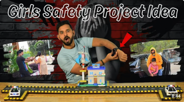 Girls Safety Project/ Best School Science project for student/Best Inspire Award Project
