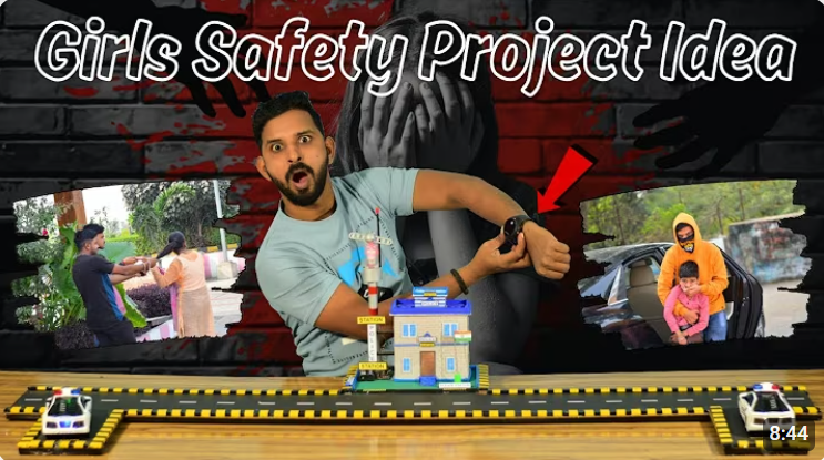 Girls Safety Project/ Best School Science project for student/Best Inspire Award Project