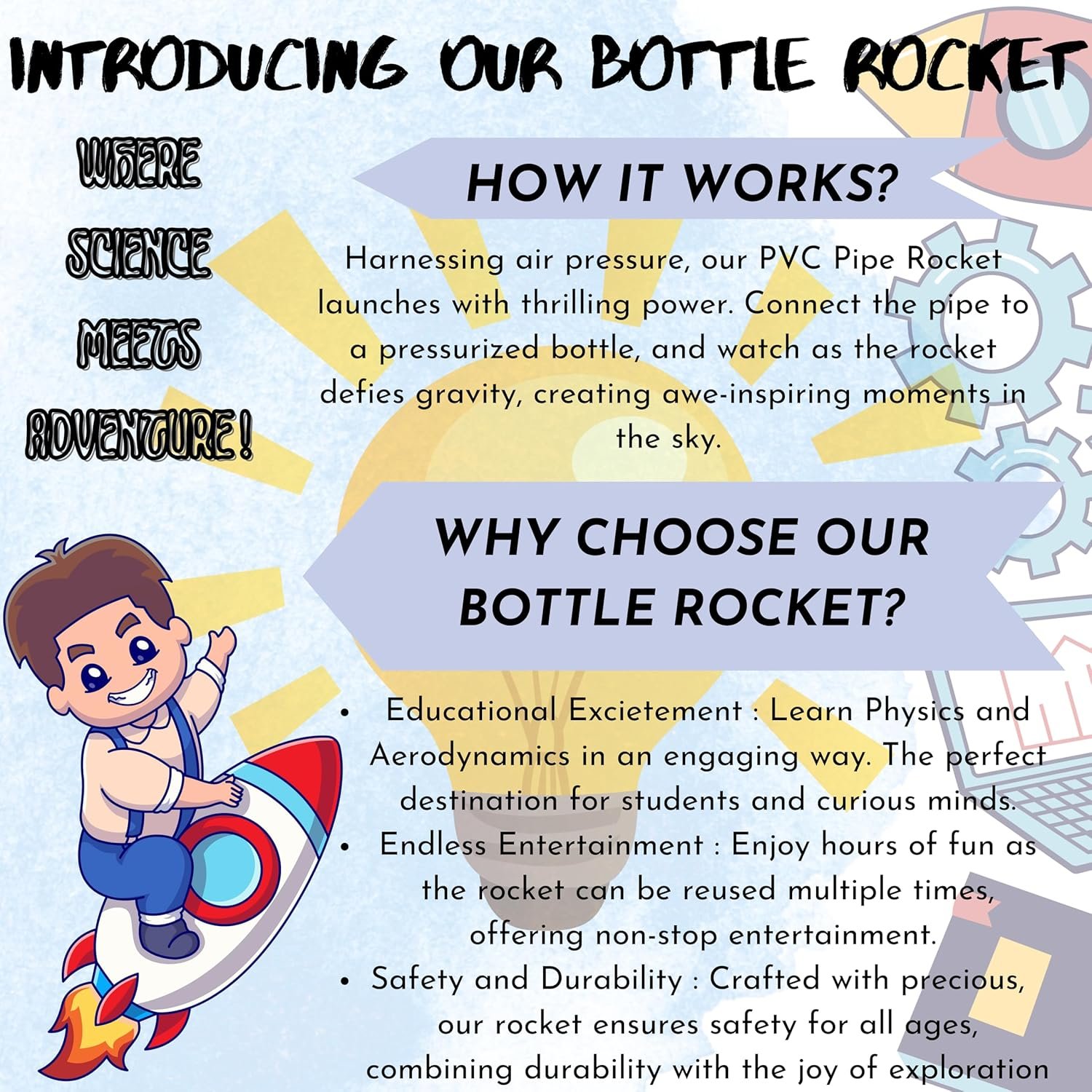 Chandrayan Model/Chandrayan 3 Rocket Model/Rocket Model/Roket Toys For Kids/Gifts For 5 to 10 Year Old Boy & Girl