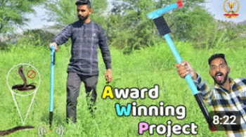 Life-saving stick for farmers/Farmer safety device/Snake encounter prevention/DIY project guide/Farming innovation Vibration stick for snake deterrence Agriculture safety technology Farmer tool for snake protection DIY life-saving device Snake repellant stick