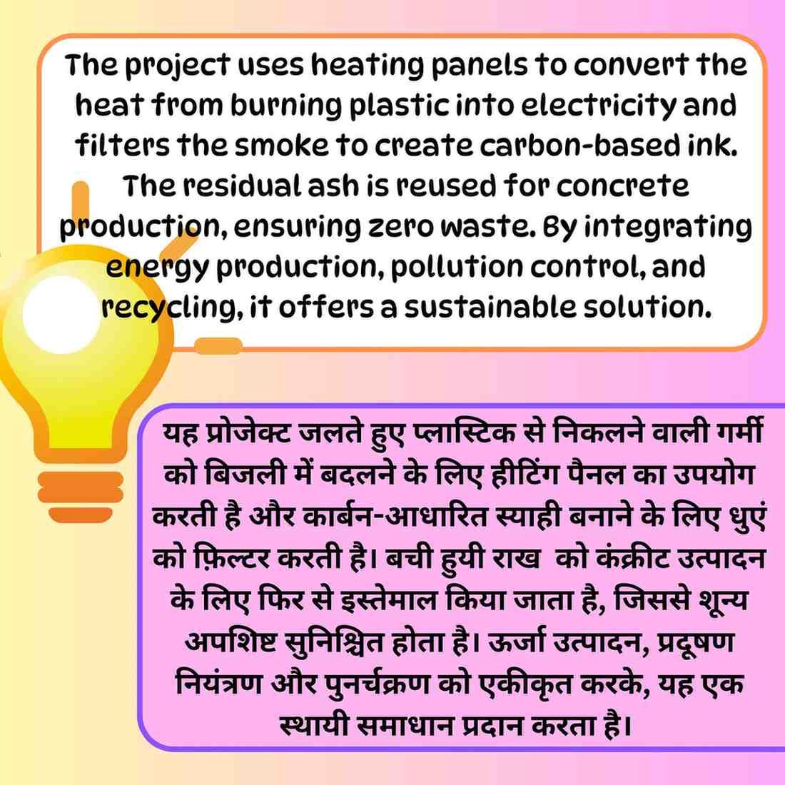 Generate Electricity by Waste Materials/Inspire Award Project Kit Box/Generate Electricity by Plastic and Pollurion Conword to Ink/Electricity from Garbage Project