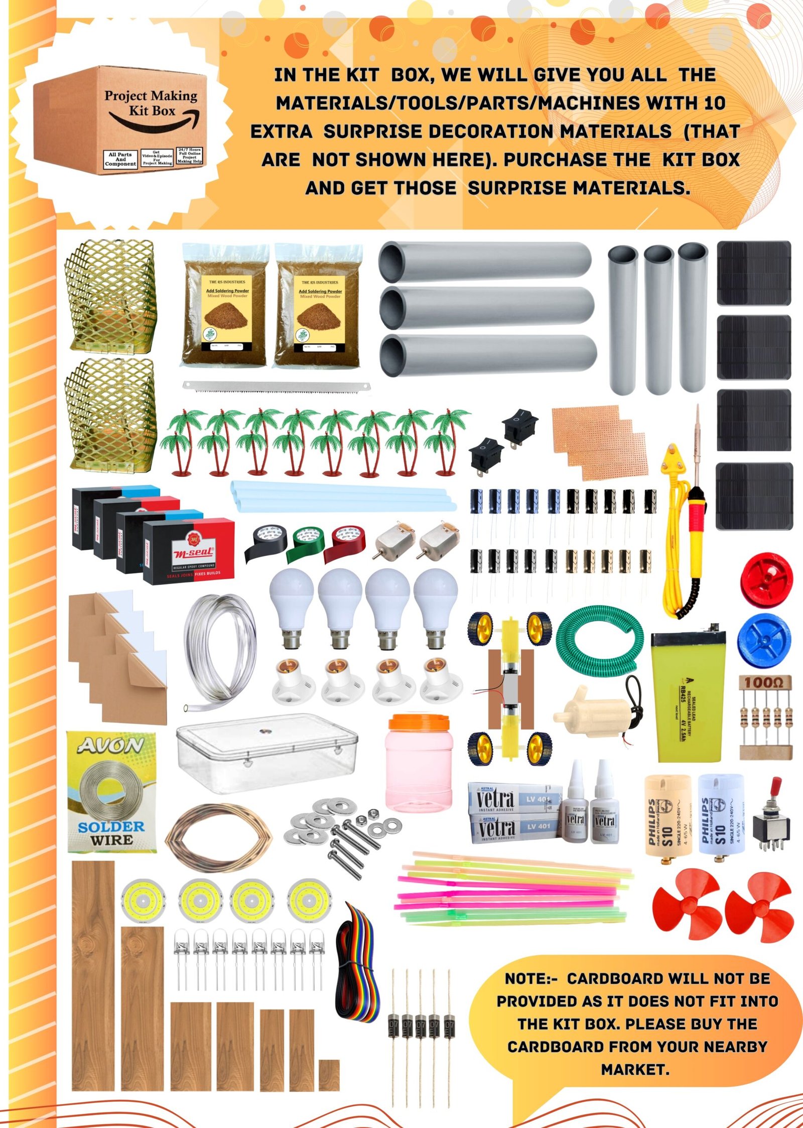 Generate Electricity By Waste Materials/Inspire Award Project