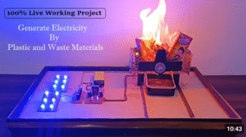 Generate Electricity By Waste Materials/biodegradable and non-biodegradable Project/Inspire Award Project Kit Box/Low budget Project Kit Box/Electrical Engineering Project Kit Box