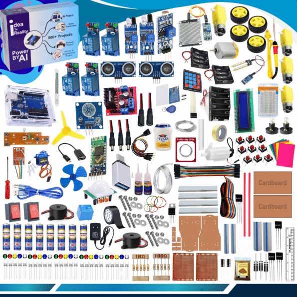 AI-Arduino Learning Kit - Build Your Creativity in Science, Engineering, Robotics & AI Projects and Gadgets