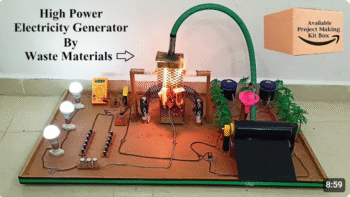 Generate Electricity By Waste Materials/Inspire Award Project Kit Box/Generate Electricity By Plastic/Electricity From Garbage Project