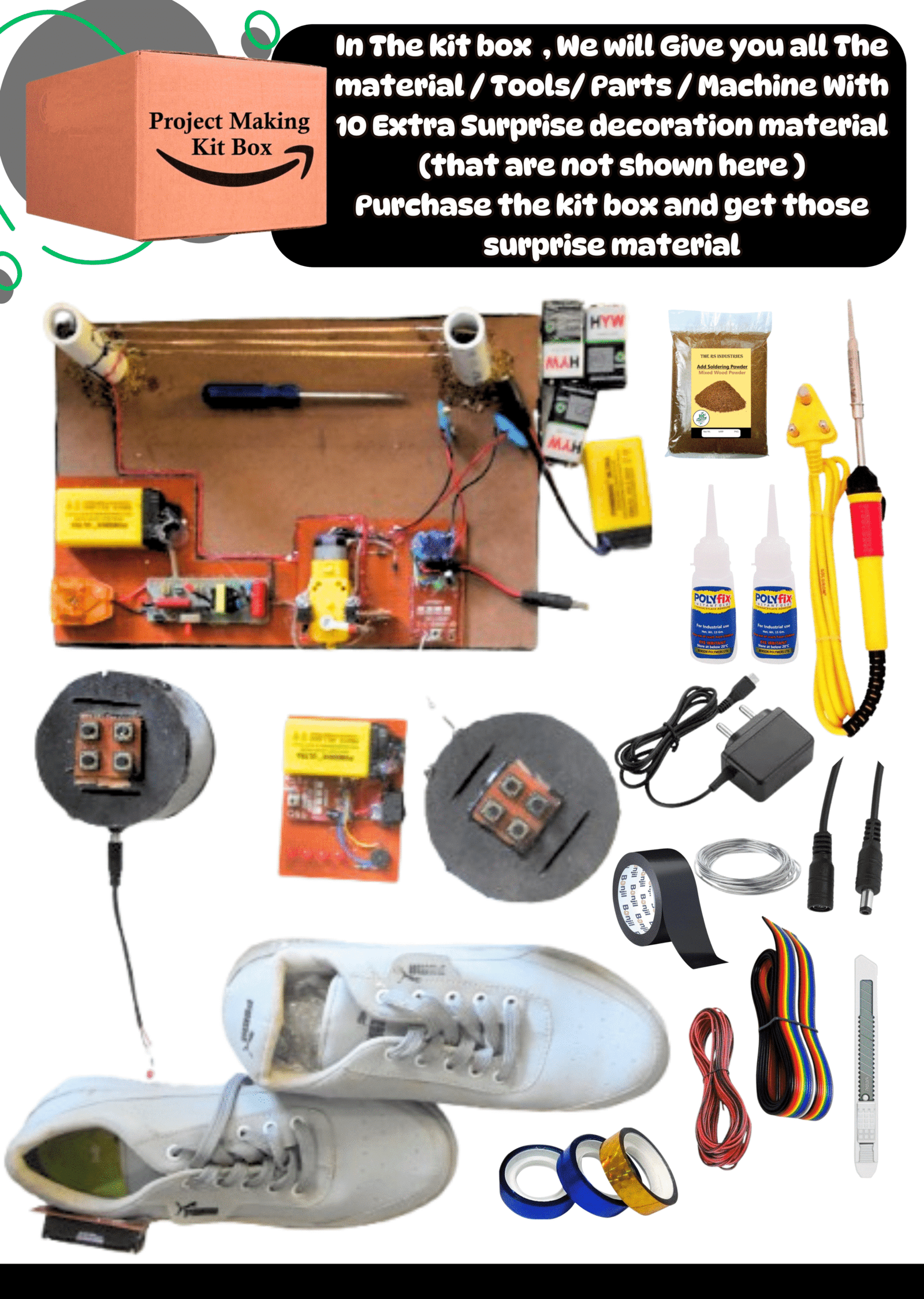 3 Level - Of Security System For Border and Army Soldier | Save Our Indian Soldier by Landmines and High Voltage Current | Full Working Prototype