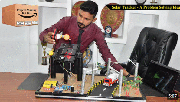 Solar Tracker Street Light Project/Best Electricial Final Years Project