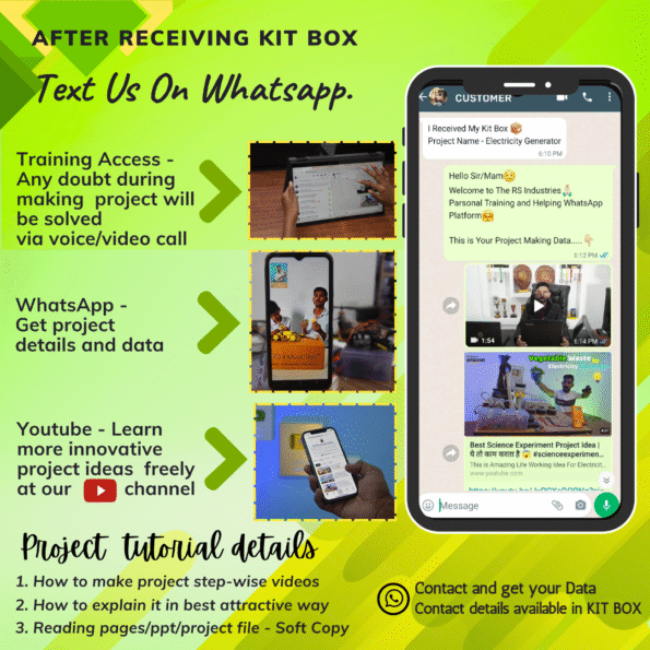Generate Electricity By Vegetable Waste /Inspire Awrad Project Kit