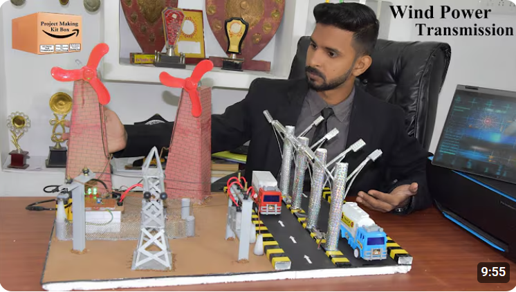 wind mill working model/Inspire Award Project Kit/electrical engineering projects for diploma final year students