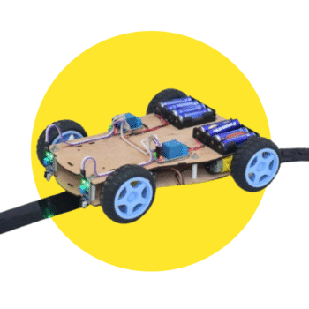 2-in-1 Robotics Kit | Line Following & Edge Avoiding Robot DIY Kit | 4WD Smart Car STEM Learning Kit with Online Guide
