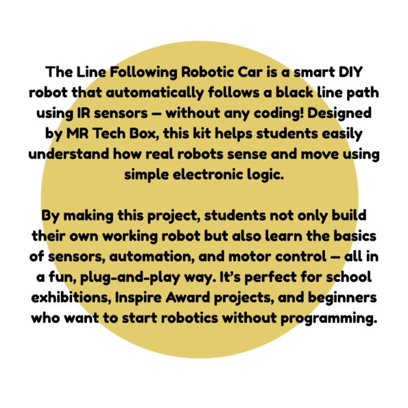 2-in-1 Robotics Kit | Line Following & Edge Avoiding Robot DIY Kit | 4WD Smart Car STEM Learning Kit with Online Guide