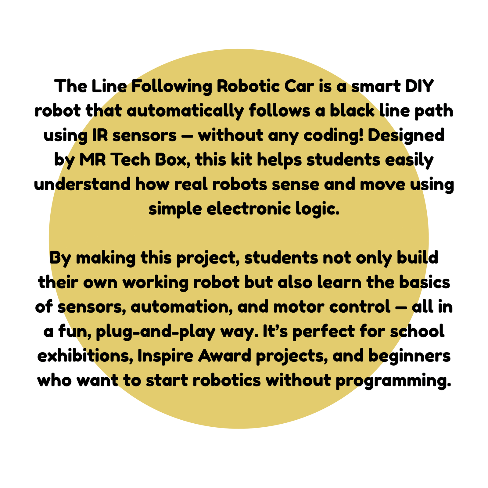 2-in-1 Robotics Kit | Line Following & Edge Avoiding Robot DIY Kit | 4WD Smart Car STEM Learning Kit with Online Guide