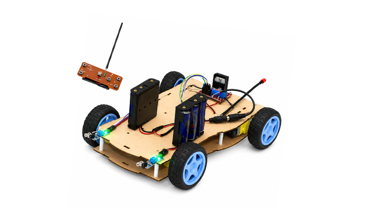 Remote control robotic car