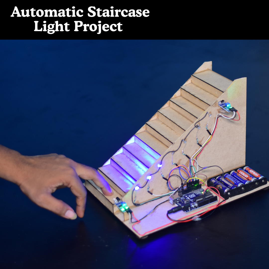 Automatic Staircase Lighting System Home Automation Using Arduino