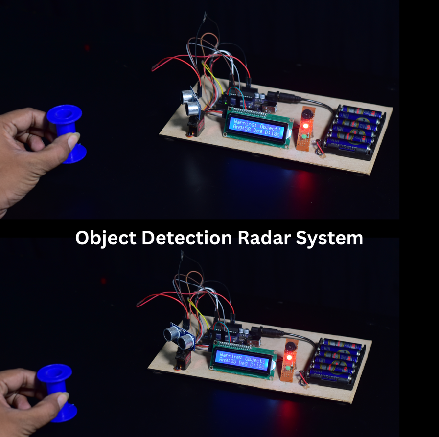 Arduino radar style scanning ultrasonic sensor Arduino object detection radar 0-180°