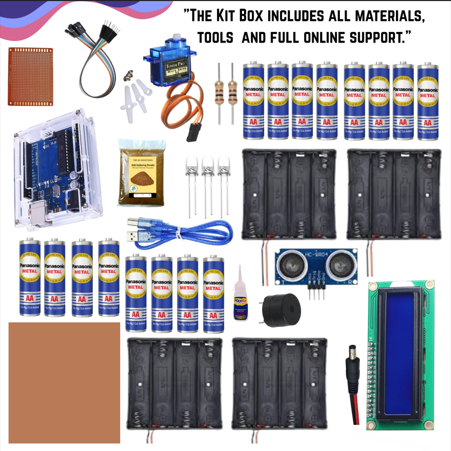 Arduino radar style scanning ultrasonic sensor Arduino object detection radar 0-180°