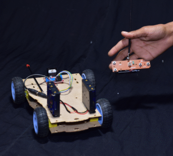 Remote control robotic car for students