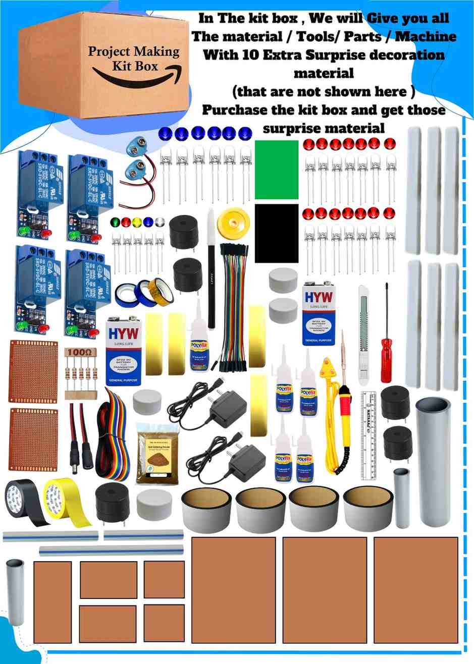 water leakage & drain overflow detection project kit