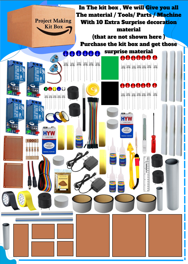 water leakage & drain overflow detection project kit