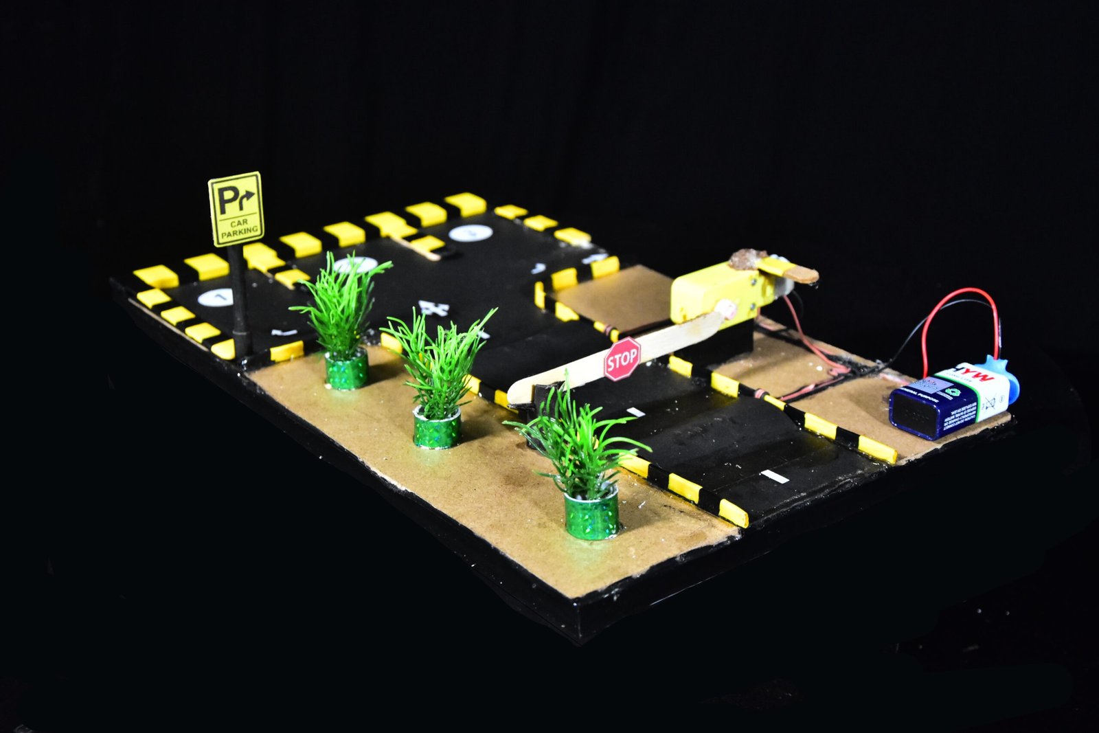 Automatic Vehicle Barrier Using Micro Switch | Smart Road Barrier System