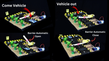 Automatic Vehicle Barrier Using Micro Switch | Smart Road Barrier System