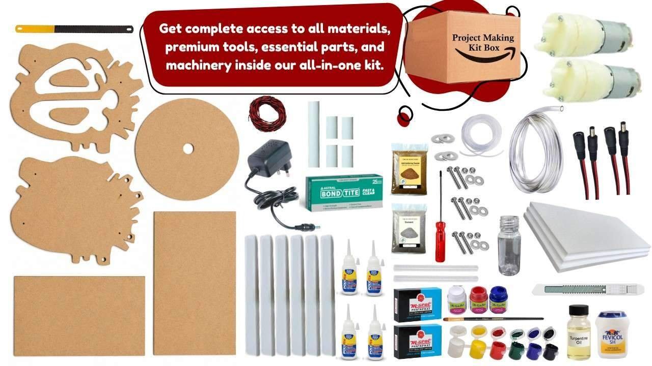 Automatically DIY Human Heart Working Model Using Pressure Pump | Biology Science Project Kit