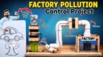 Industrial Smoke Pollution Control System Using Water Filtration and Air Purification project kit