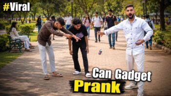 Physics Prank Flying Can & Bottle Catching Machine | Automatic Magic Can Pickup Project