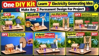 DIY Electricity Generation Kit – 7-in-1 Electricity Generator Science Project